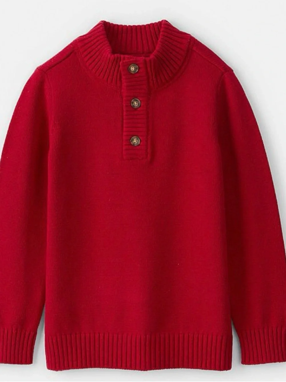 Carter’s Boy’s Mock Neck Sweater - Red - Size 6